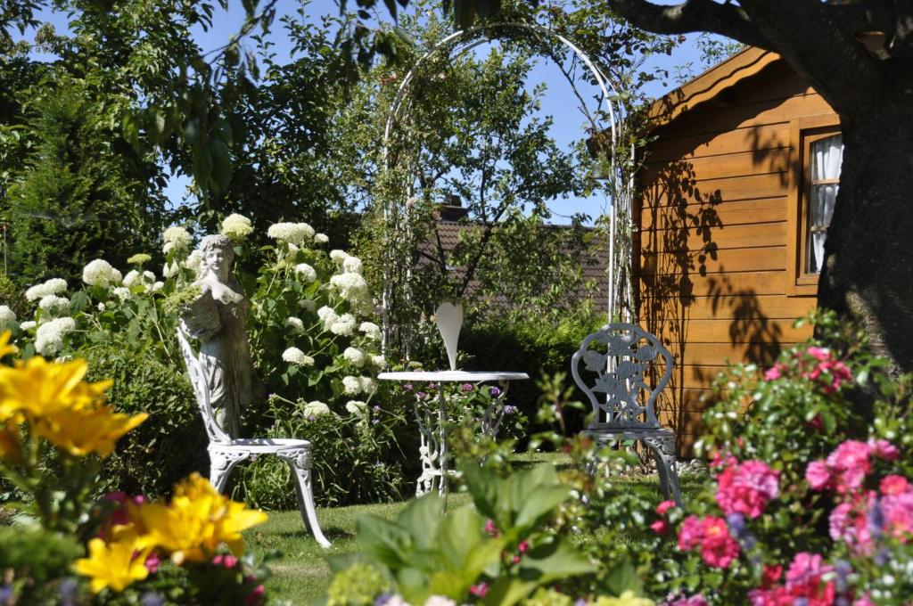 Zahrada ubytování Ferienwohnung Hinterdorfer