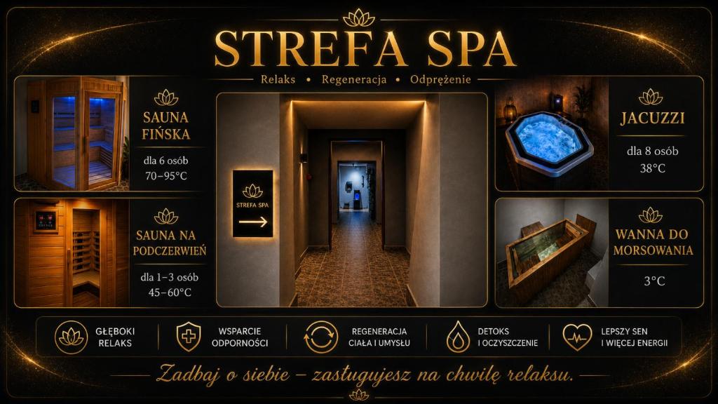 a poster for a theatre in a building at Mieszko Spa Centrum przy Deptaku in Karpacz