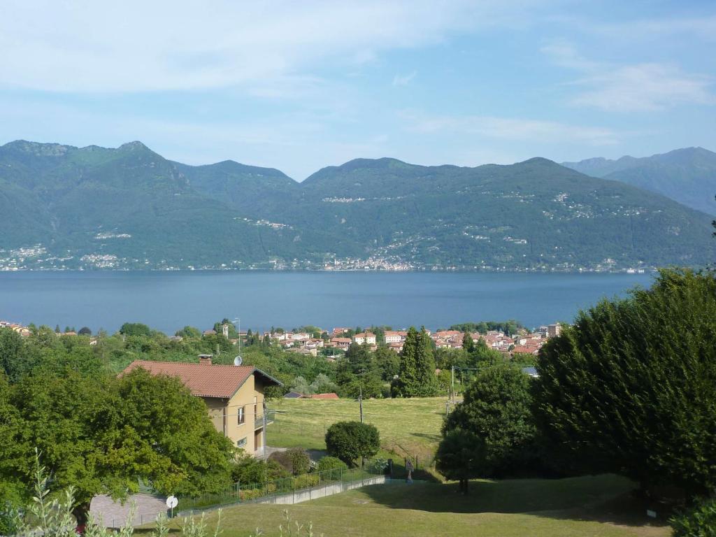 a view of a lake with mountains in the background at BlueVille21 in Germignaga