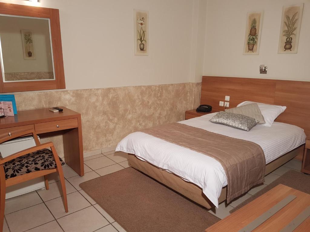 Postel nebo postele na pokoji v ubytování Hotel Ideal