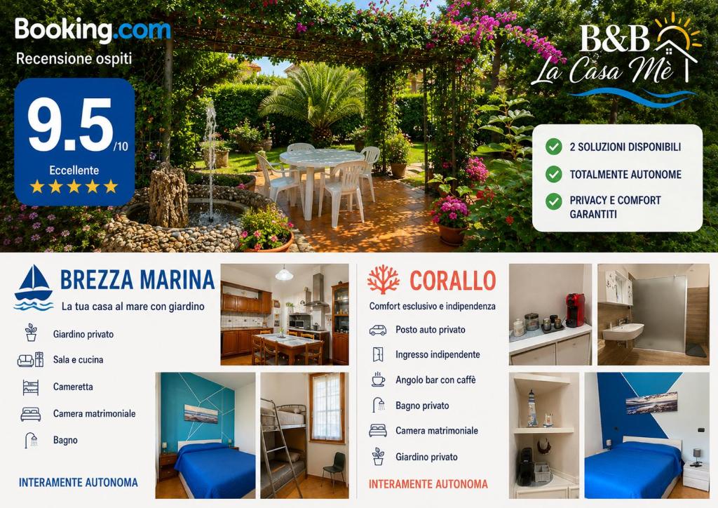 a collage of pictures of a catalogue of a house at B&B La Casa Mè in Francavilla al Mare