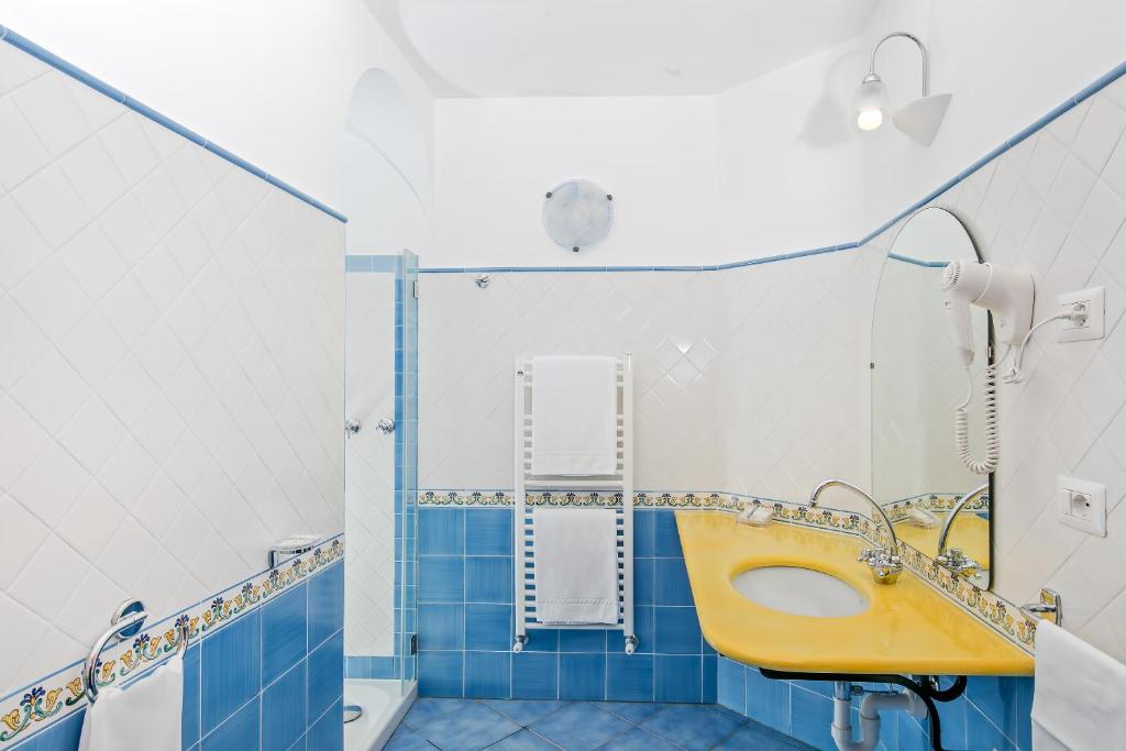 Koupelna v ubytování Hotel Vittoria