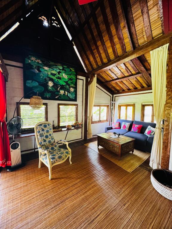 Fare TEAK avec Palapa et piscine partagée - photo 6 - Moorea, Polynésie