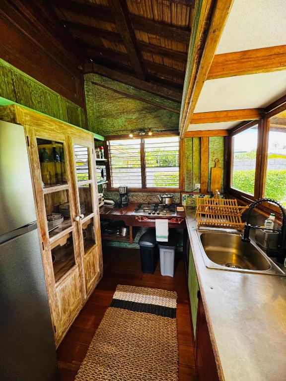 Fare TEAK avec Palapa et piscine partagée - photo 5 - Moorea, Polynésie