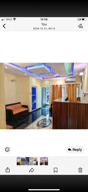 a picture of a room with a living room at Naira & Kobo Hotel and suite in Umuahia