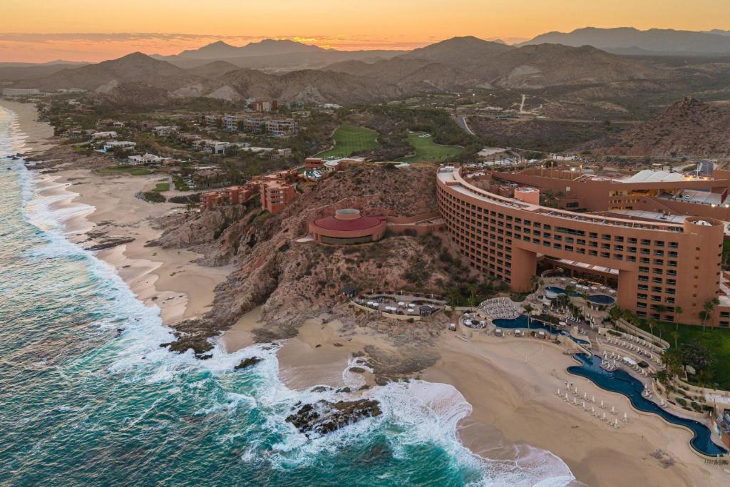 an aerial view of a resort next to the ocean at The Westin Los Cabos Resort Villas in San José del Cabo