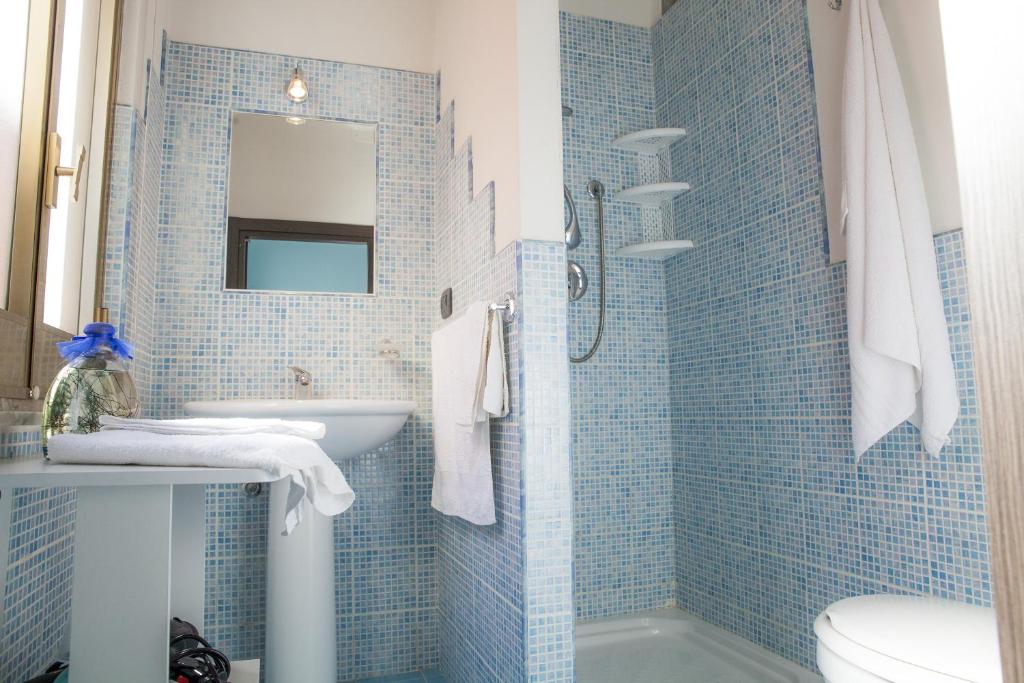 Koupelna v ubytování B&B Giosy