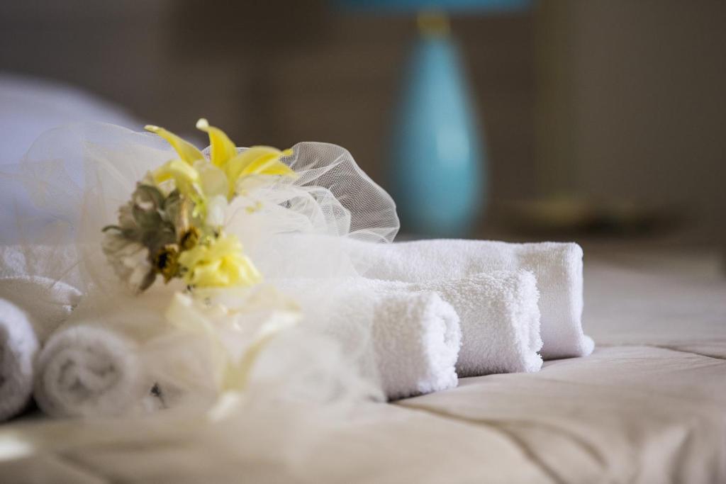 Postel nebo postele na pokoji v ubytování B&B Giosy