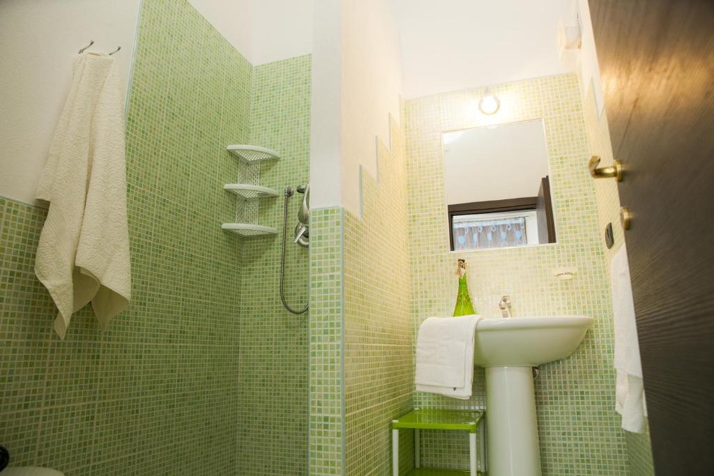 Koupelna v ubytování B&B Giosy