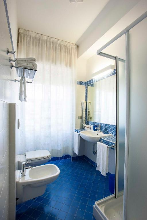 Koupelna v ubytování Hotel Brig
