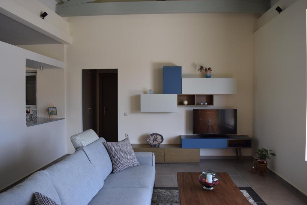 Posezení v ubytování Three Stars Luxury Villas
