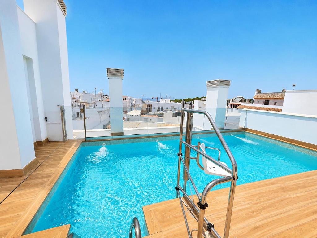 Apartamento la Bodega con piscina