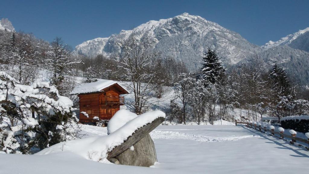 Chamonix petit chalet Cocooning talvella