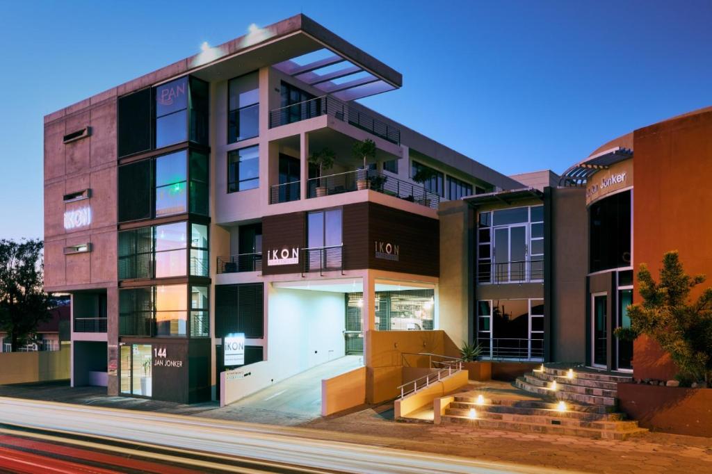an image of a building with a street at iKON Apartments in Windhoek