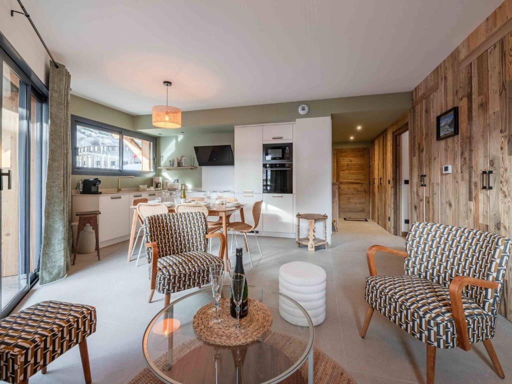 Morzine au pied des pistes, 3 pièces modernes, balcon, parking, wifi