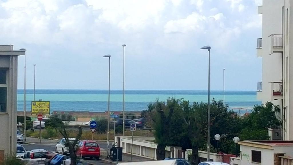 A general sea view or a sea view taken from a vendégházakat