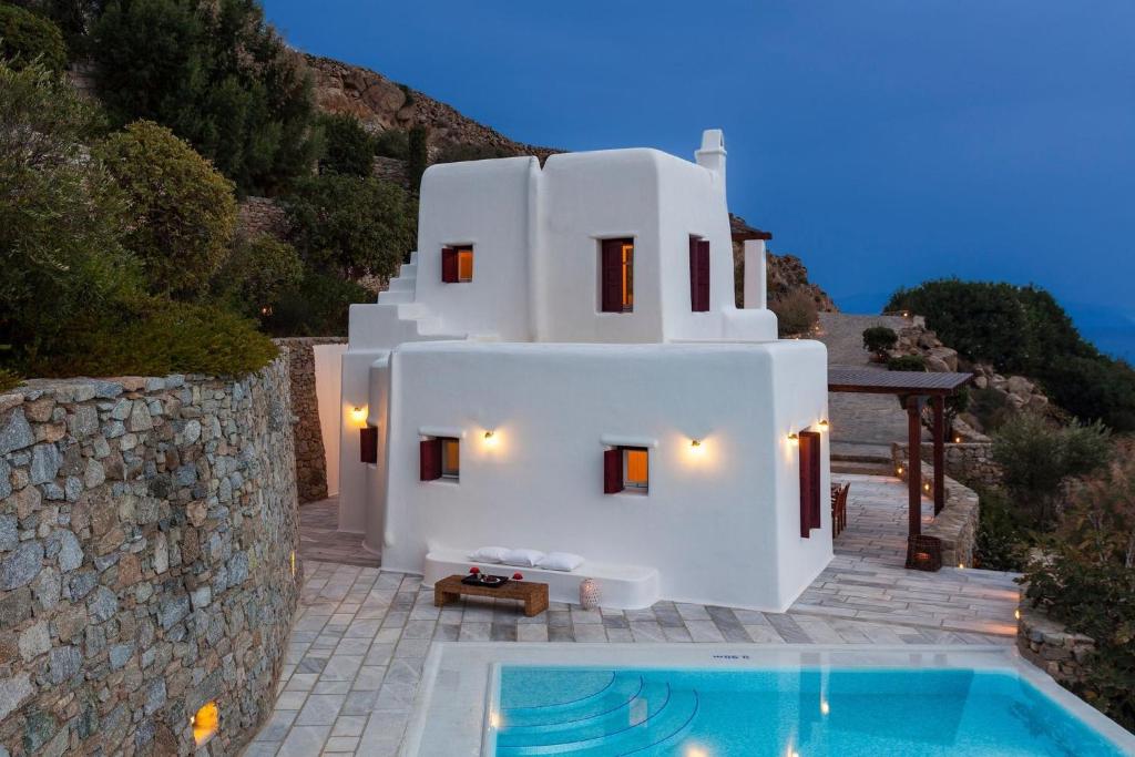 Excellent Mykonos Villa Villa Psarrou Epsilon 4 Bedrooms Stunning Sea View