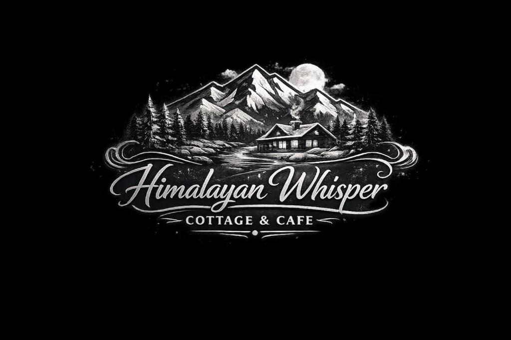 a logo for a coffee and cafe with a house at Himalayan Whisper in Kulu