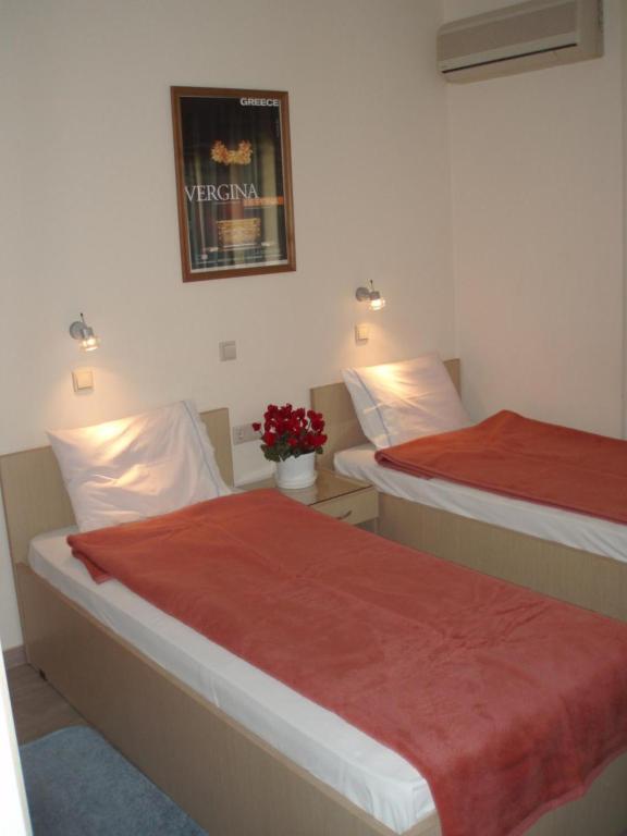 Postel nebo postele na pokoji v ubytování Giorgos Apartments Sea View