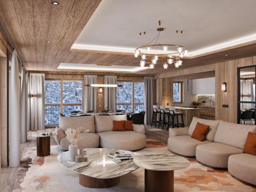 Appartement ski aux pieds au Rond-Point des Pistes