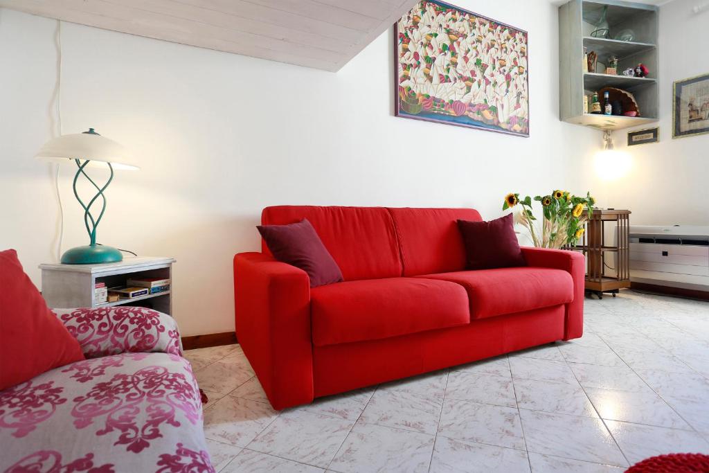 Część wypoczynkowa w obiekcie Oltrarno Home Silvia Florence