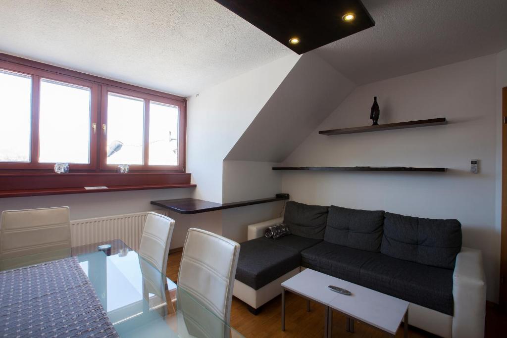Posezení v ubytování Apartment Center