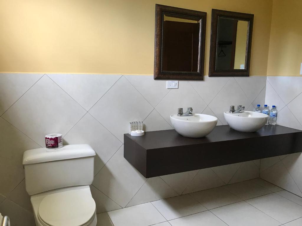 Koupelna v ubytování La Quinta San Andrés