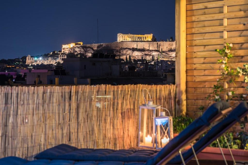 Acropolis view under the stars!