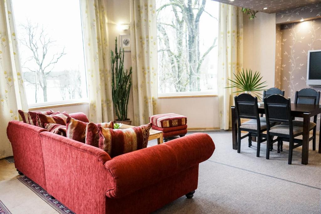 TV a/nebo společenská místnost v ubytování Guest House Senasis Pastas