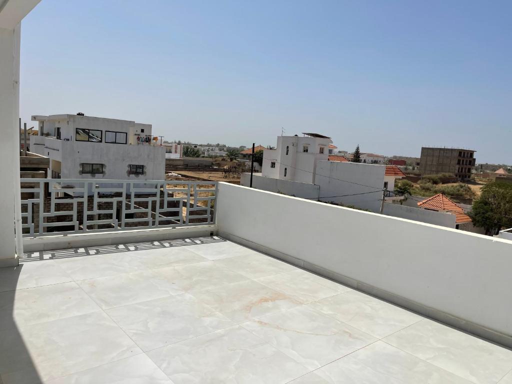 a view from the roof of a building at Résidence MuHamin in Ngaparou