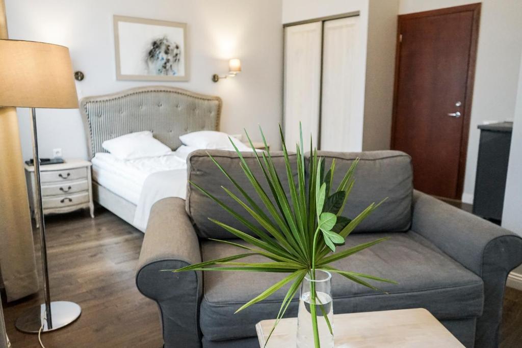 Postel nebo postele na pokoji v ubytování Guest House Senasis Pastas