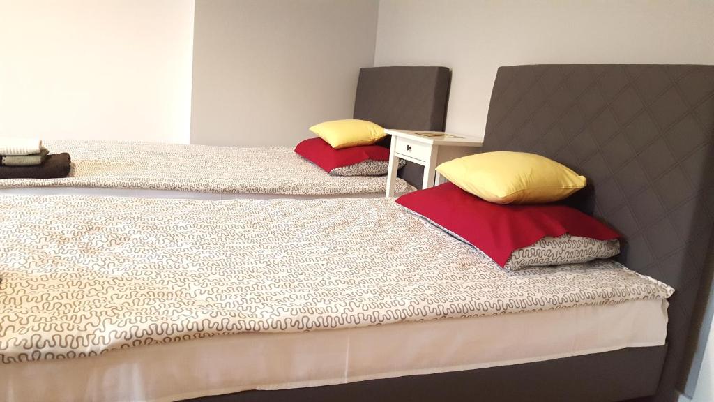 Posteľ alebo postele v izbe v ubytovaní Apartament Centrum Rynek