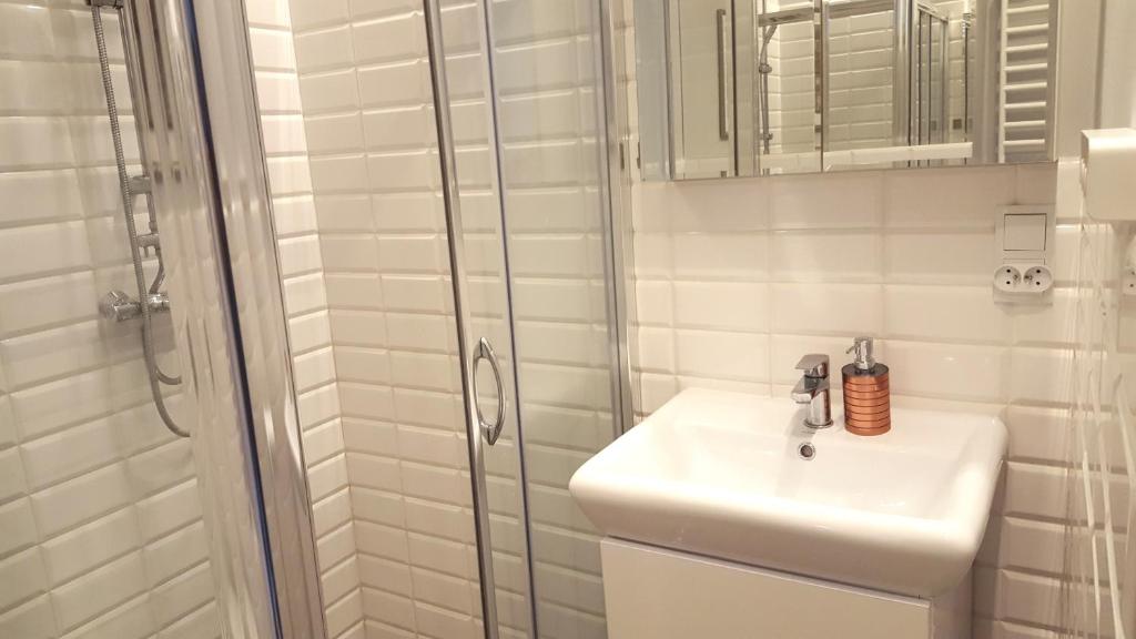 Kúpeľňa v ubytovaní Apartament Centrum Rynek