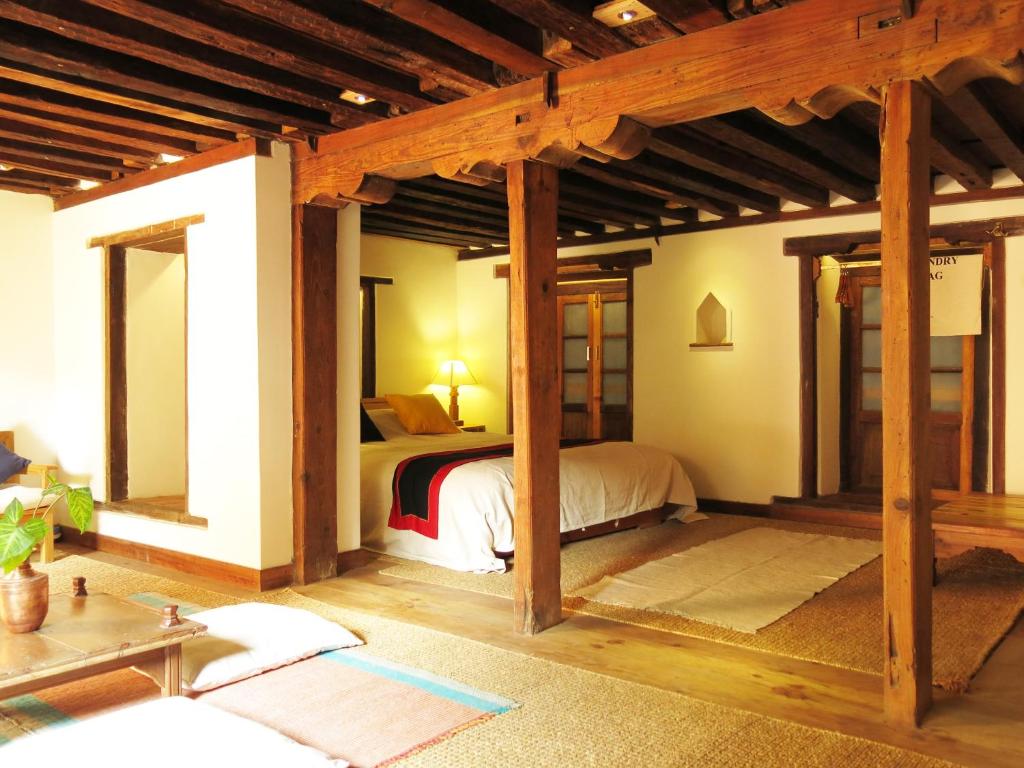 Postel nebo postele na pokoji v ubytování The Inn Patan