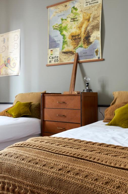 Postel nebo postele na pokoji v ubytování Le Boutik Hotel