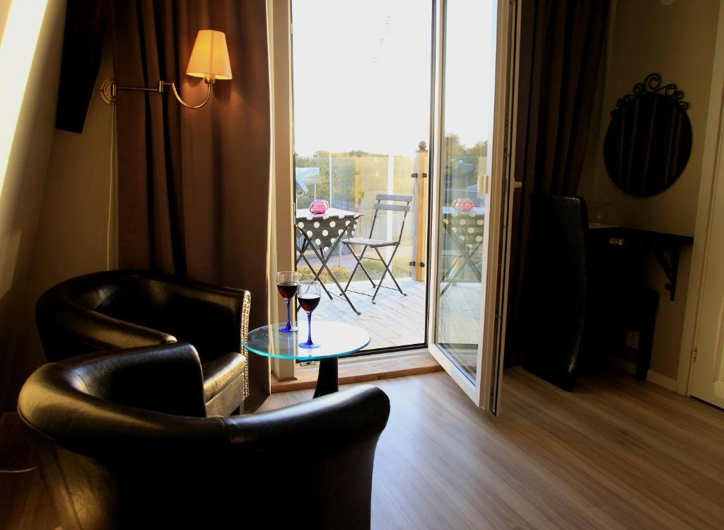 Posezení v ubytování Vejby Strand Hotel