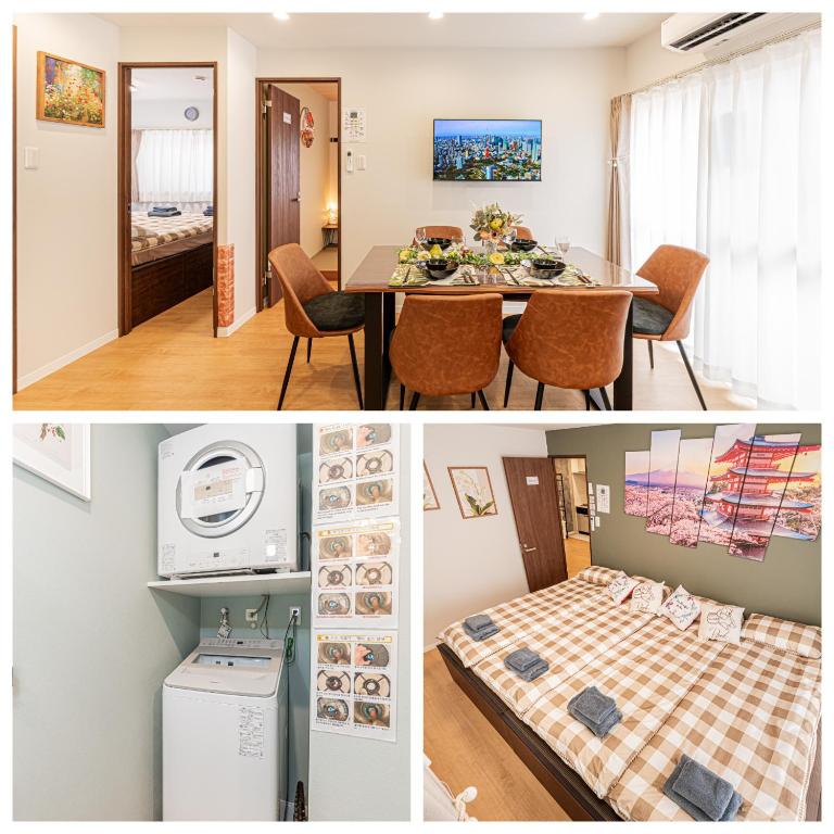 51sqm Two Bedroom Apartment 4 Min to Station Direct to Asakusa Ginza and Airport