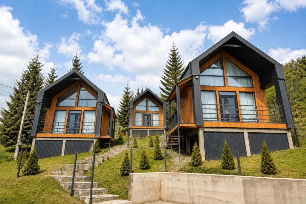 a house on top of a hill at Forest Hills in Yaremche
