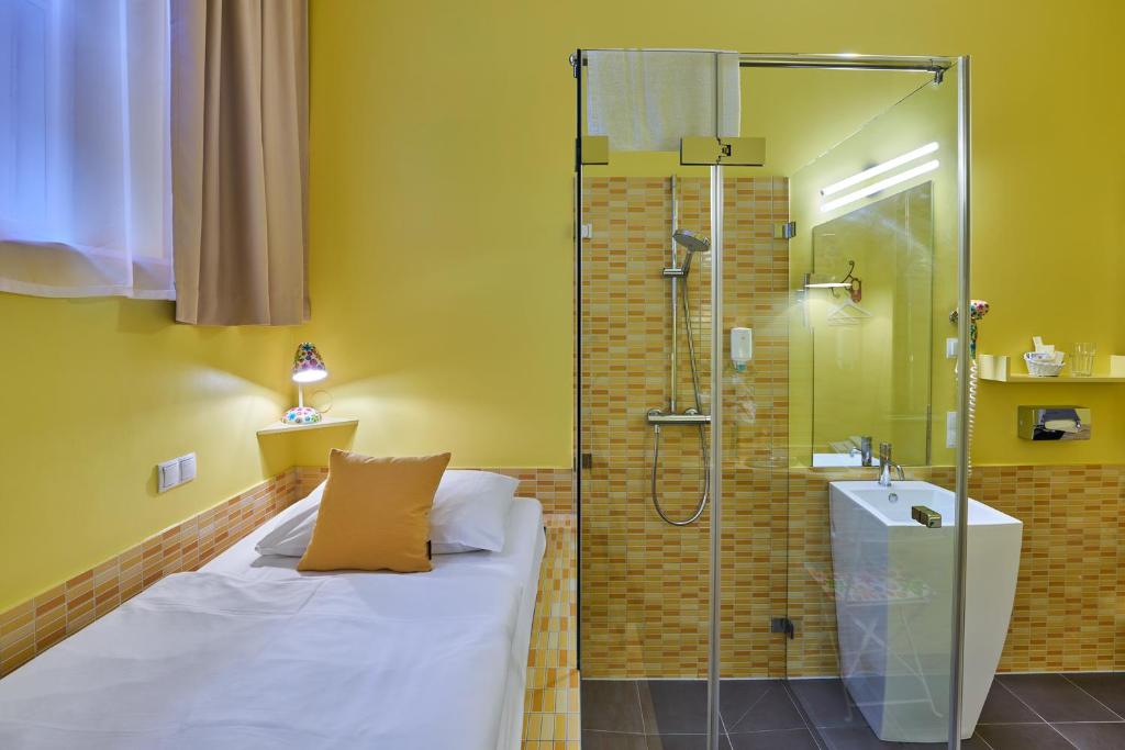 Koupelna v ubytování Hotel 38