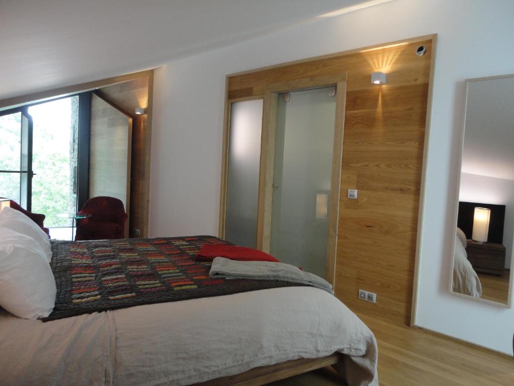 Postel nebo postele na pokoji v ubytování Mineral Lodge & Spa