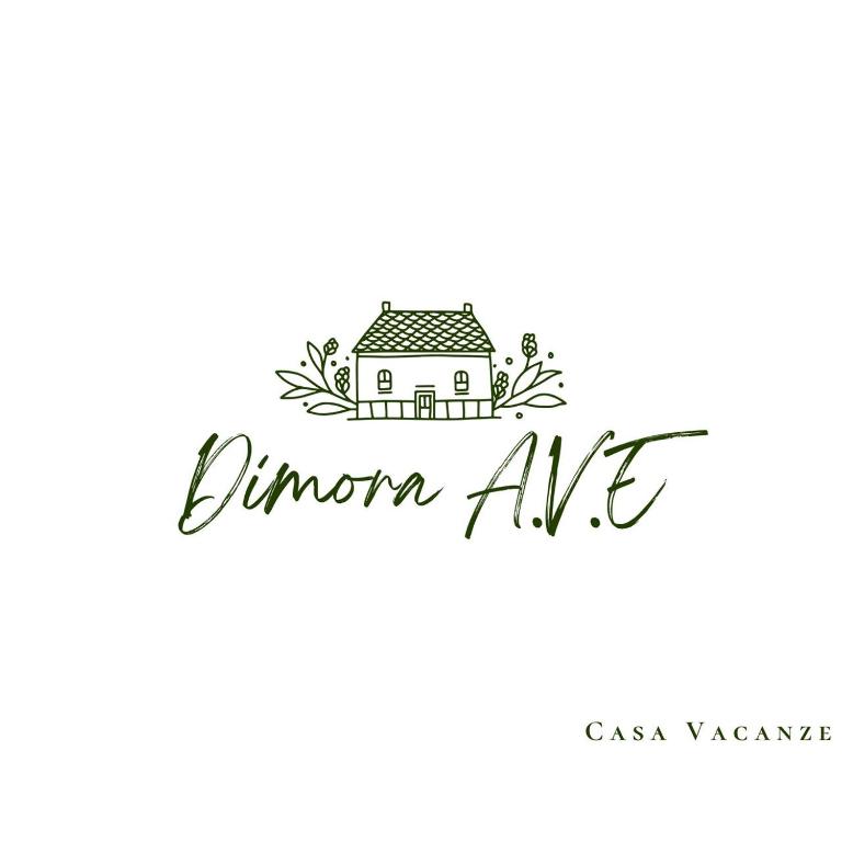 een tekening van een huis met de woorden Uniform Ave erop. bij Dimora AVE in Aieta