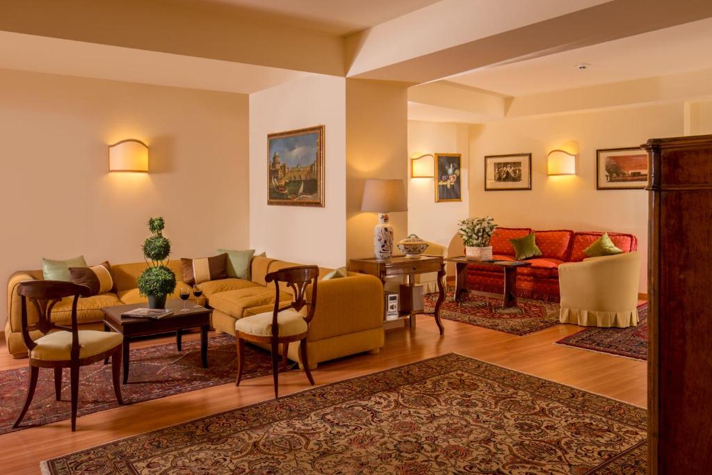 Posezení v ubytování Resort La Rocchetta