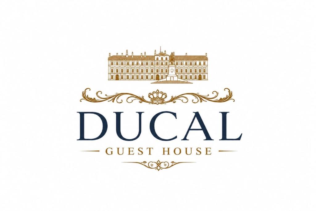 a crest logo for a guest house at Ducal Guest House in Vila Viçosa