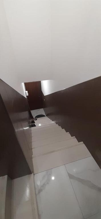 a view of a hallway in a building at Private small studio in Qrendi