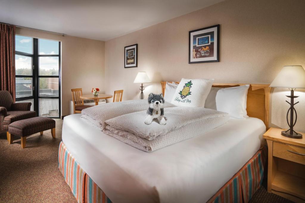 En eller flere senge i et værelse på Staypineapple, University Inn, University District Seattle