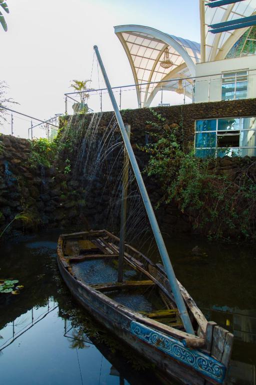 Um jardim no exterior de The Boma Nairobi
