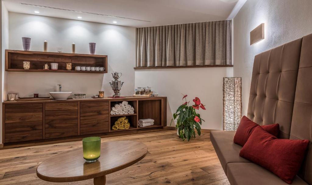 Kuchyň nebo kuchyňský kout v ubytování Eden Boutique Hotel