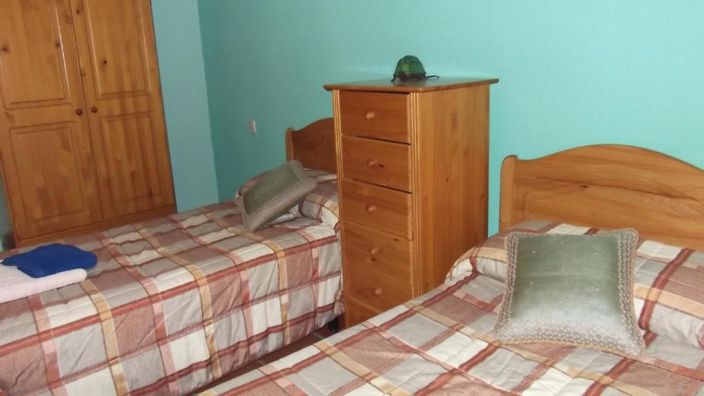 Postel nebo postele na pokoji v ubytování Casa Rural Mi Campo