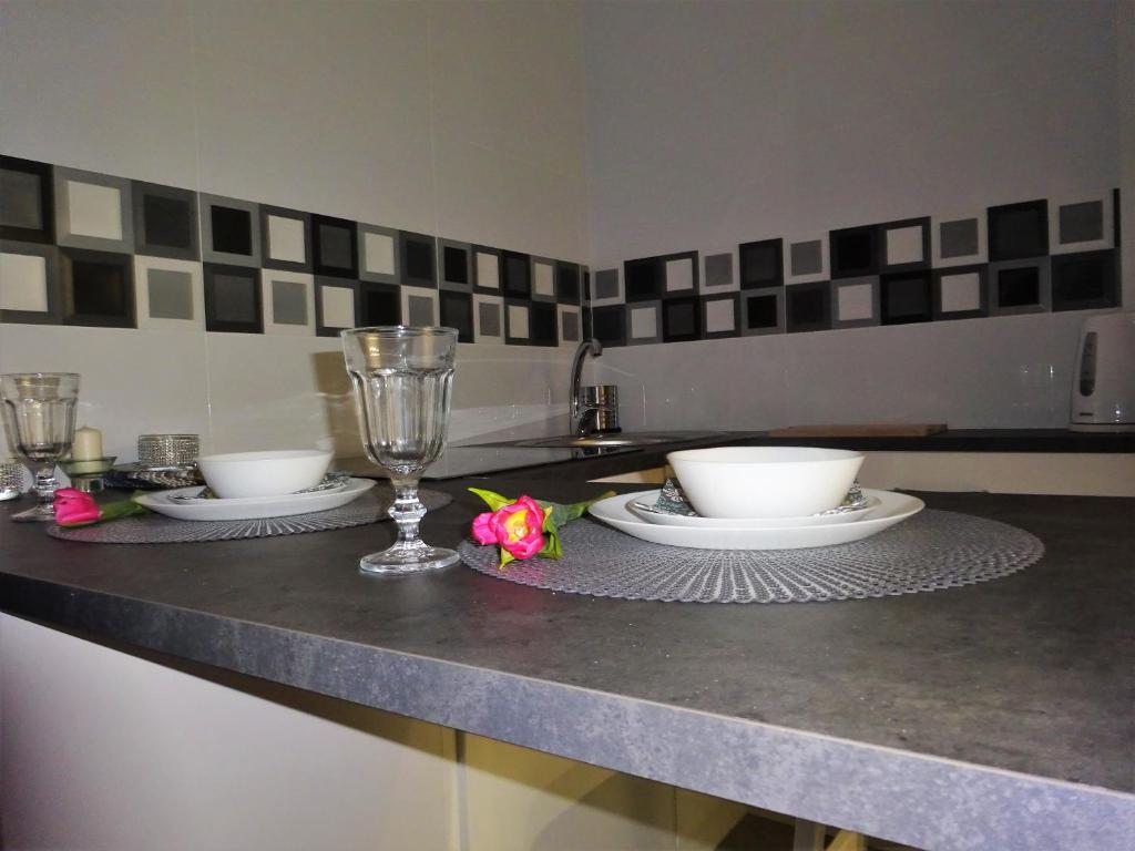 Kuchyňa alebo kuchynka v ubytovaní Apartament Junior