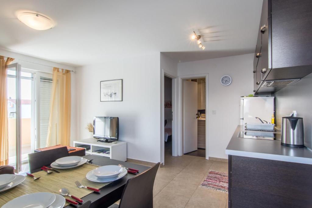 Kuchnia lub aneks kuchenny w obiekcie Apartments Domuzin